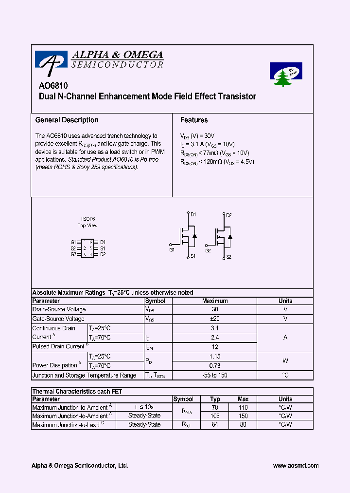 AO6810_4366867.PDF Datasheet