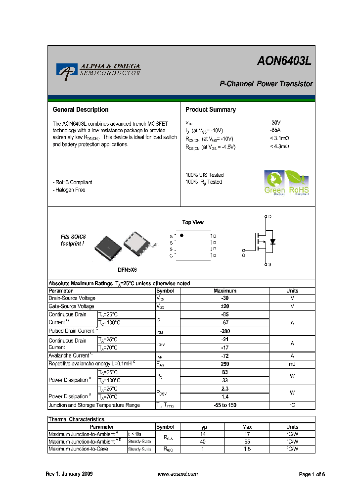 AON6403L_4344607.PDF Datasheet