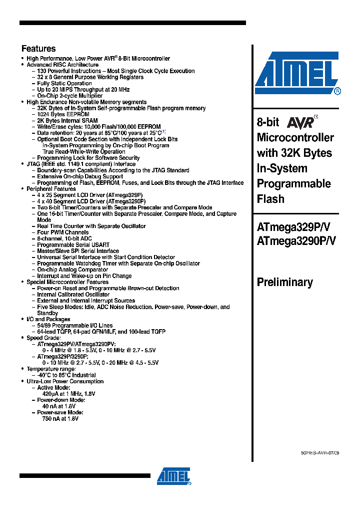 ATMEGA329P09_4563744.PDF Datasheet