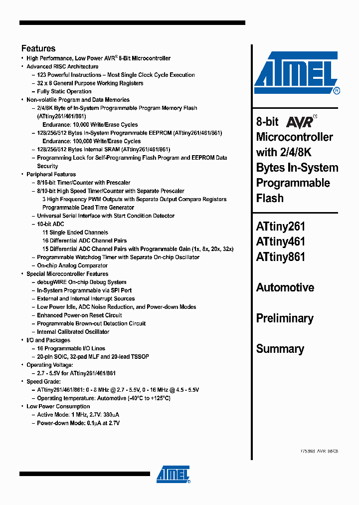 ATTINY261-ESSZ_4541168.PDF Datasheet