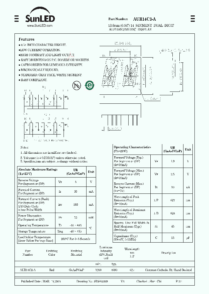 AUR14C2-A_4701942.PDF Datasheet