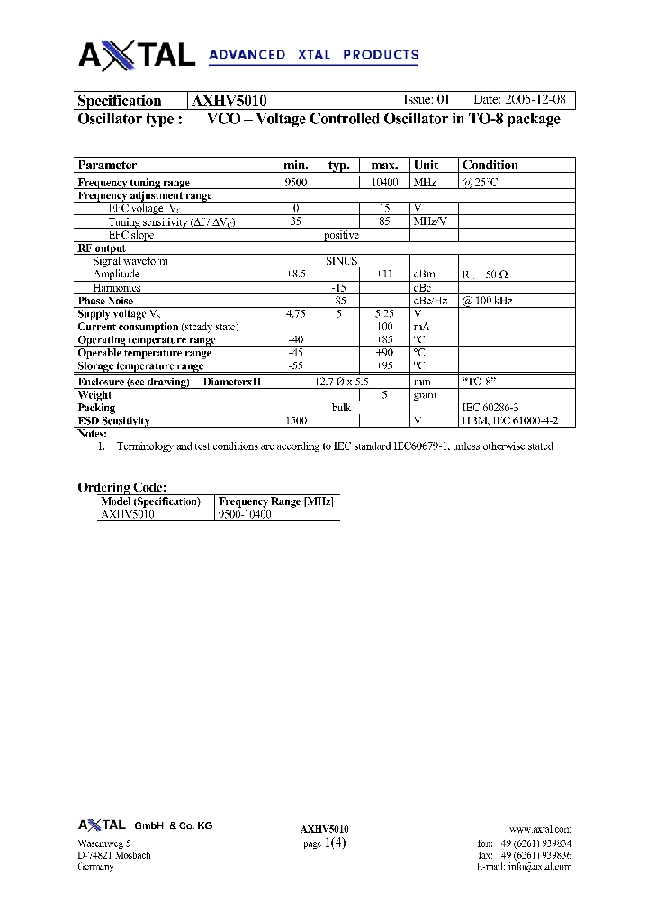 AXHV5010_4254633.PDF Datasheet