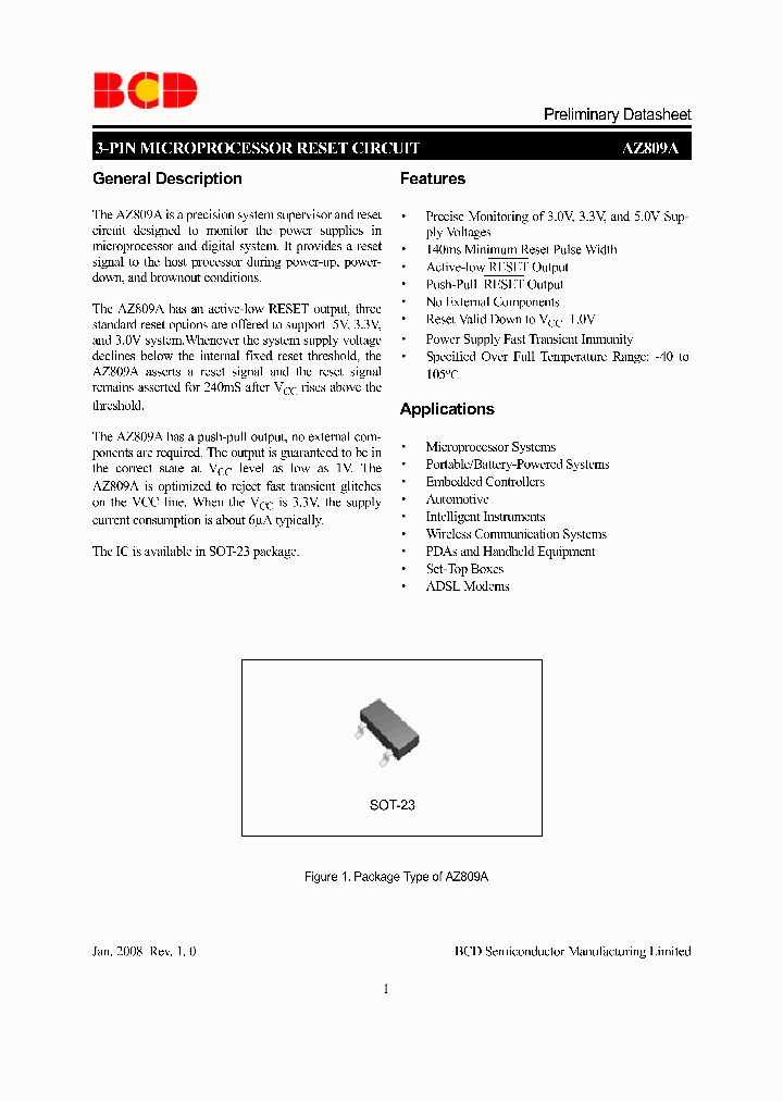 AZ809A_4724780.PDF Datasheet