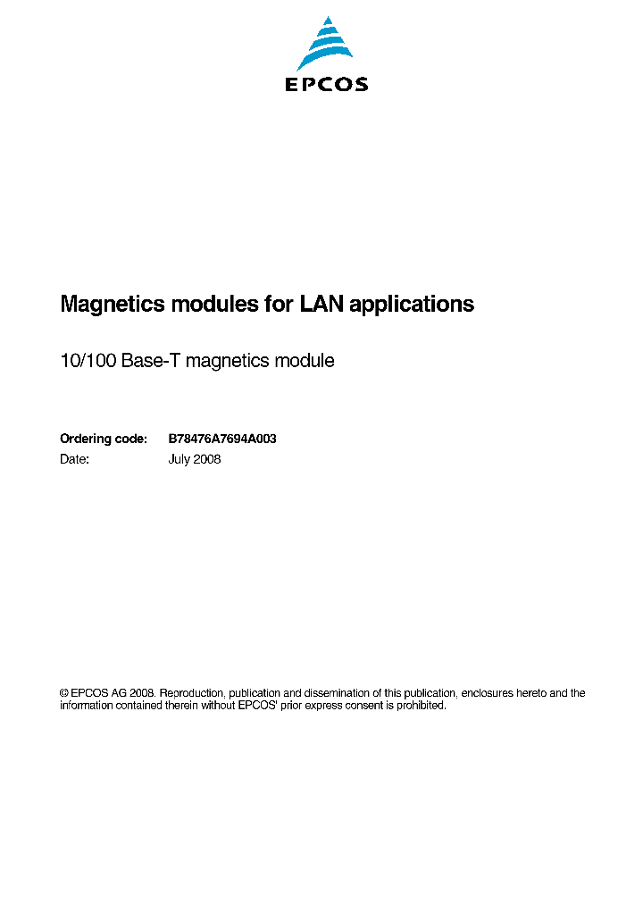 B78476A7694A003_4707051.PDF Datasheet