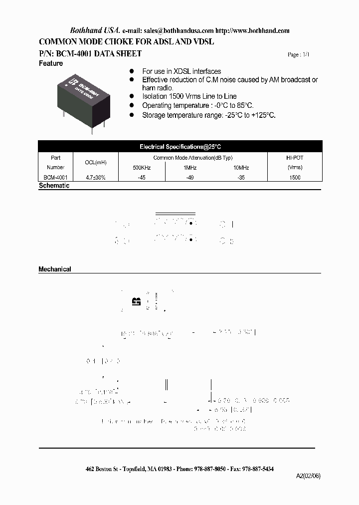 BCM-4001_4585715.PDF Datasheet