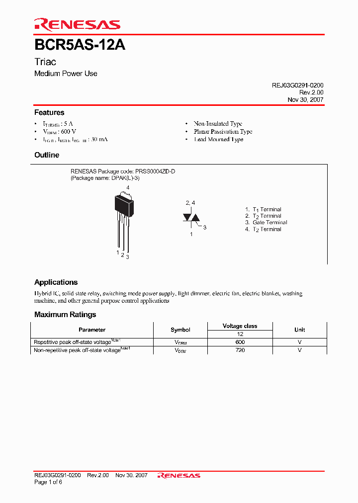 BCR5AS-12A_4268692.PDF Datasheet