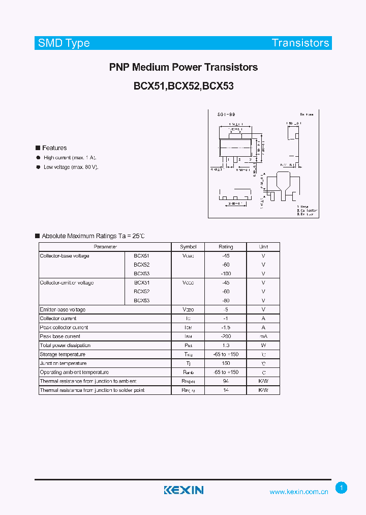 BCX52-10_4296635.PDF Datasheet