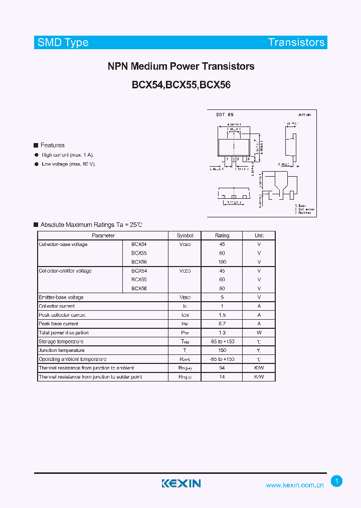 BCX55-10_4309087.PDF Datasheet