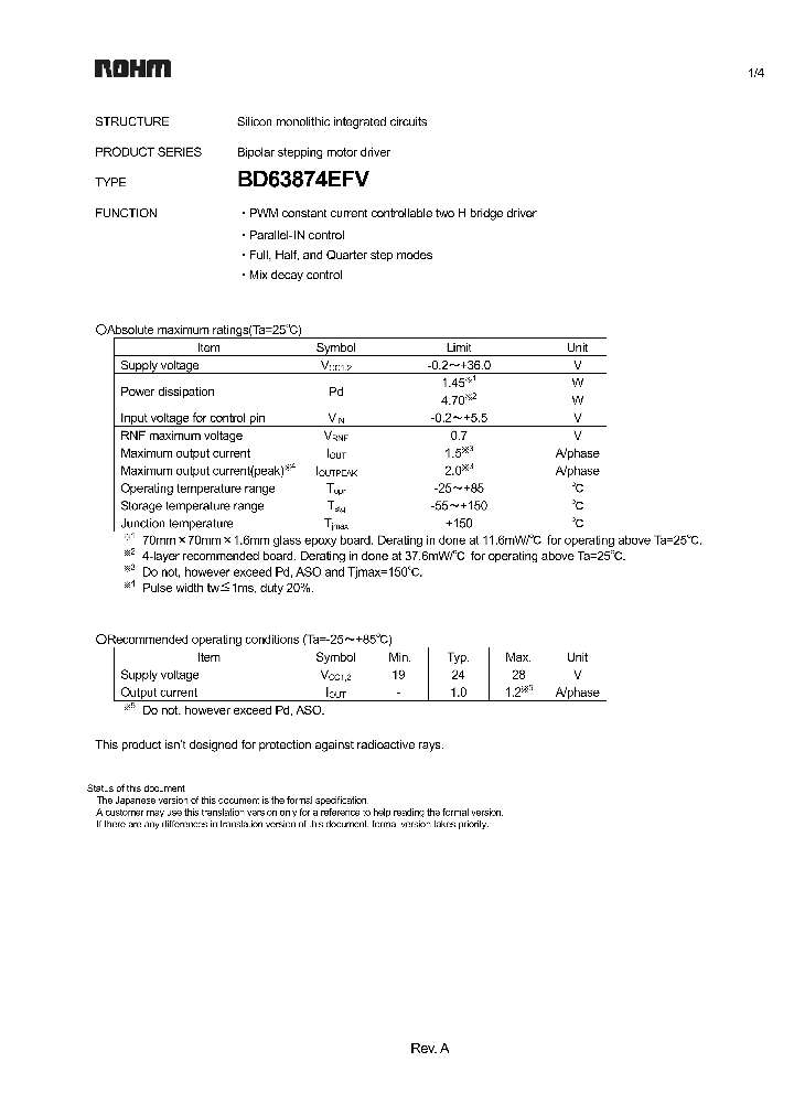 BD63874EFV_4587941.PDF Datasheet