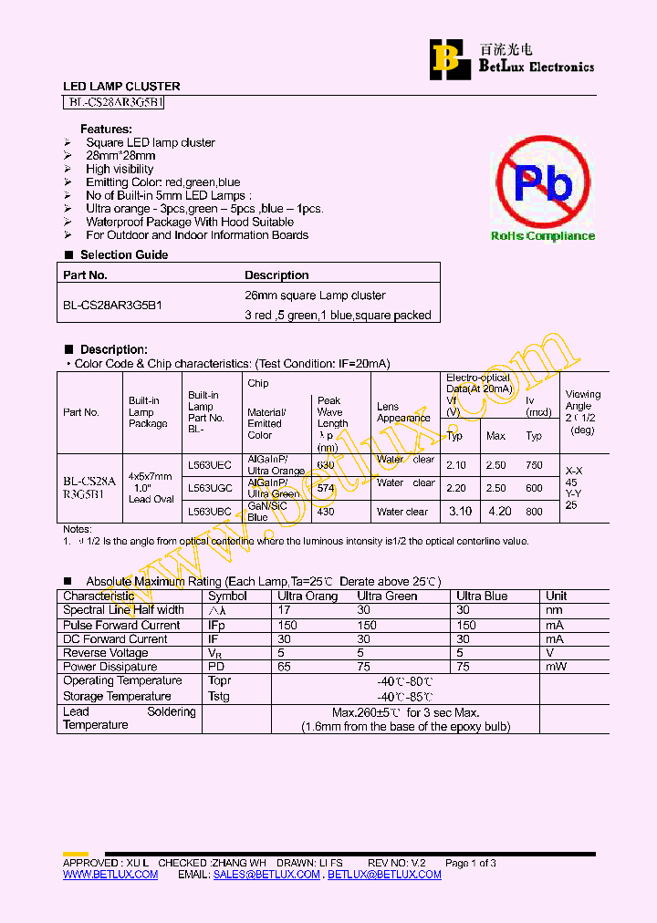 BL-CS28AR3G5B1_4769827.PDF Datasheet