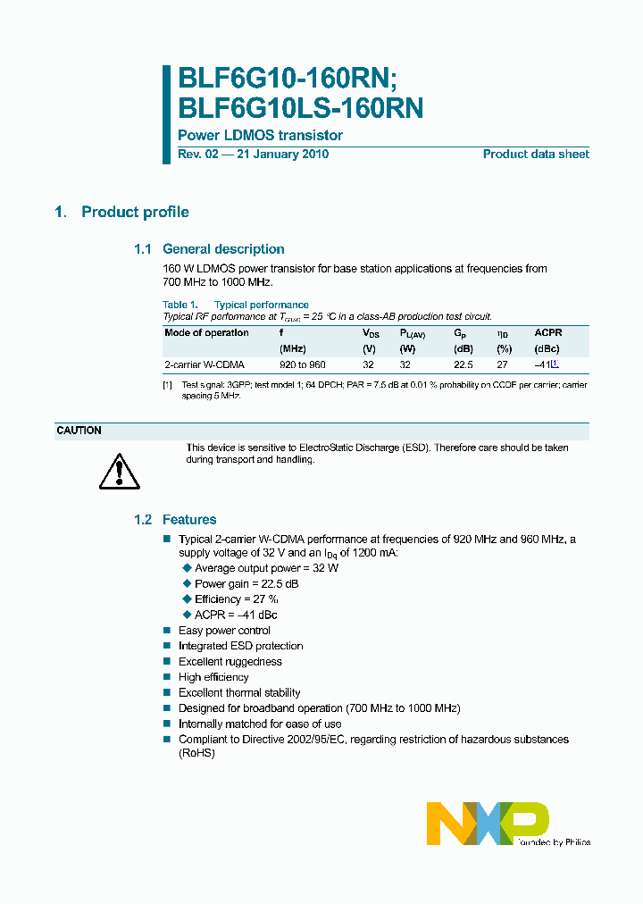 BLF6G10-160RN_4648498.PDF Datasheet