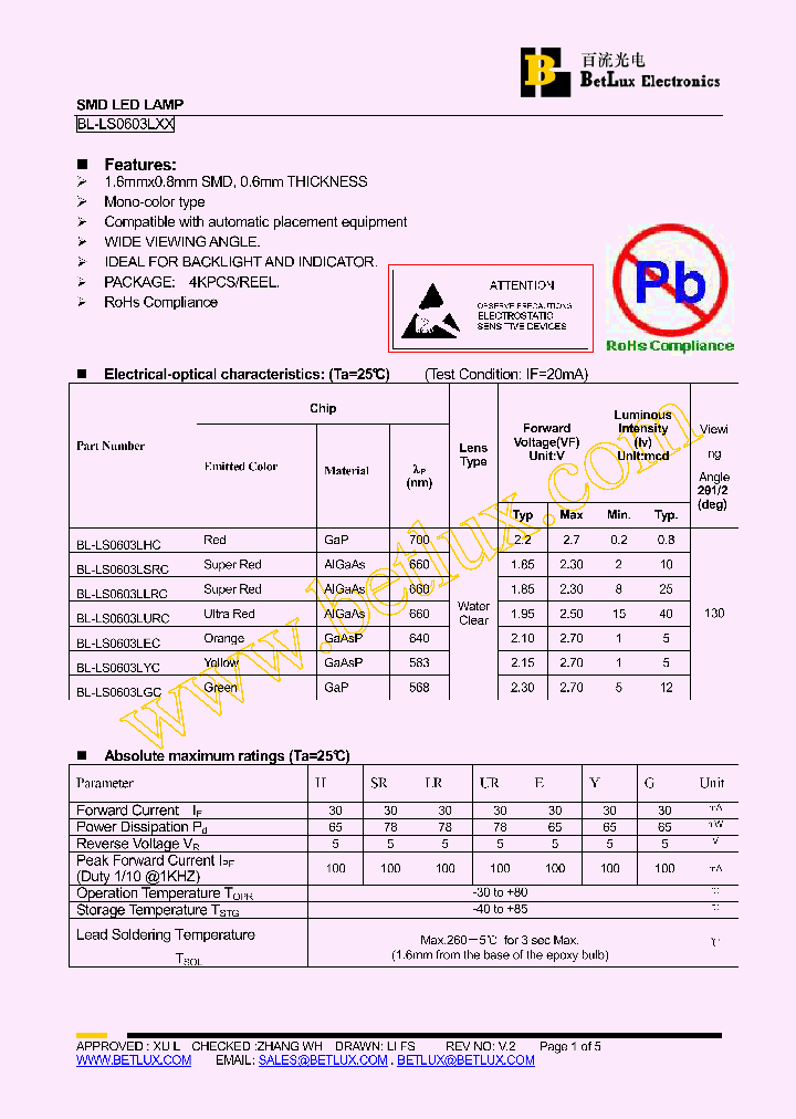 BL-LS0603LEC_4690638.PDF Datasheet