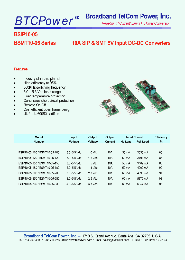 BSIP10-05_4300735.PDF Datasheet