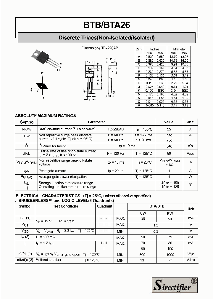 BTA26_4167544.PDF Datasheet