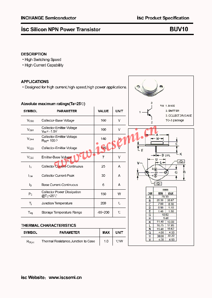 BUV10_4842135.PDF Datasheet