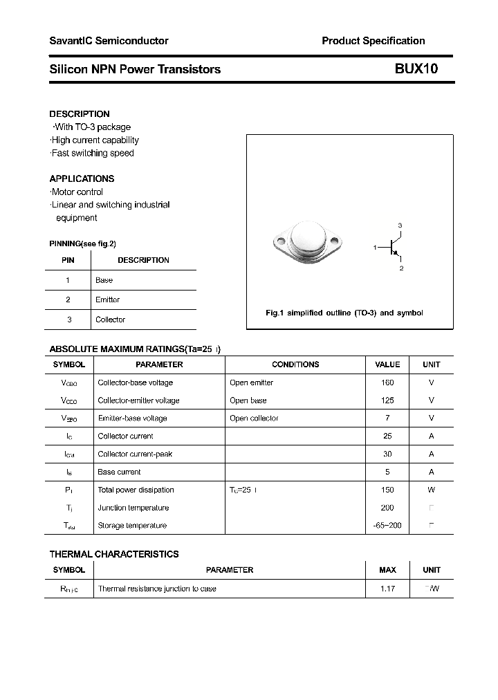 BUX10_4387956.PDF Datasheet