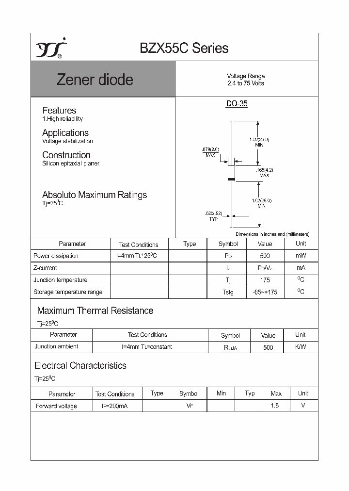 BZX55C_4341655.PDF Datasheet