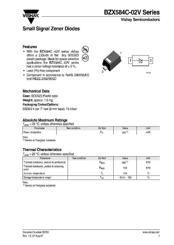 BZX584C10-02V_4256449.PDF Datasheet