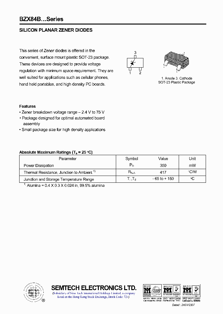 BZX84B68_4434649.PDF Datasheet