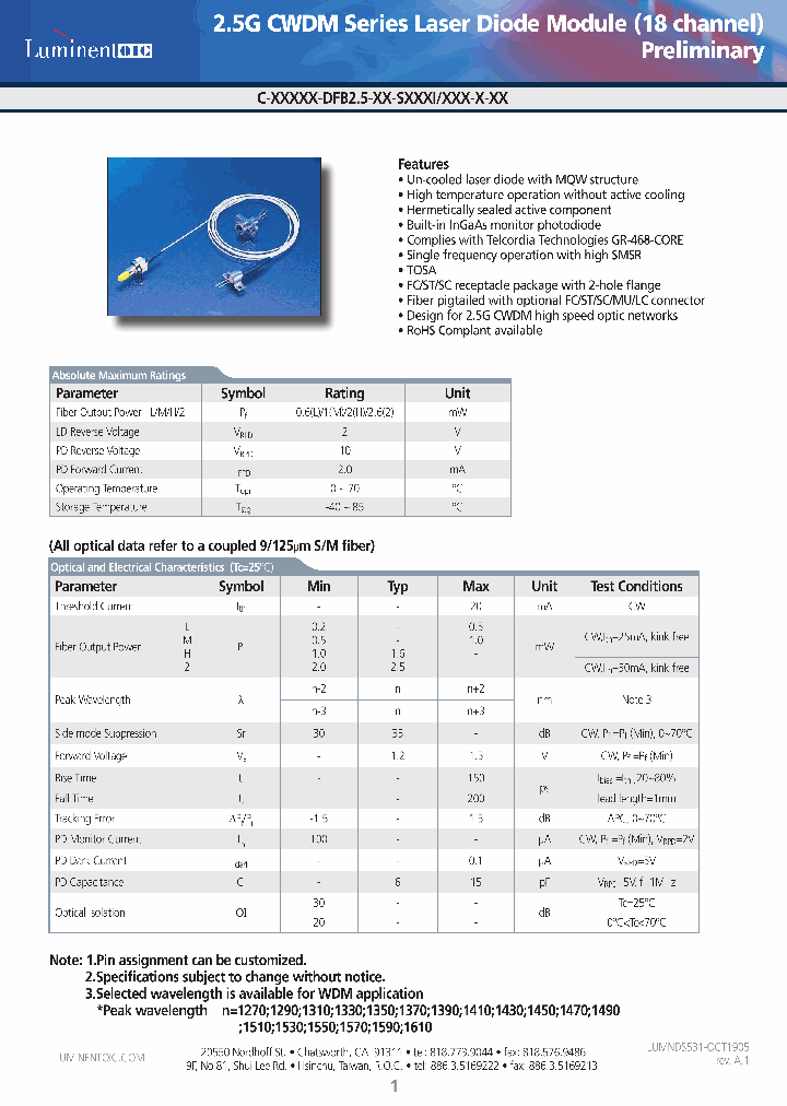 C-1430A-DFB25-P_4424700.PDF Datasheet
