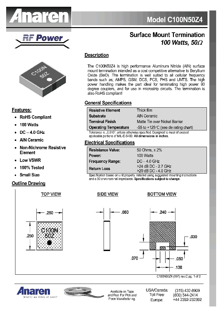 C100N50Z4_4688265.PDF Datasheet