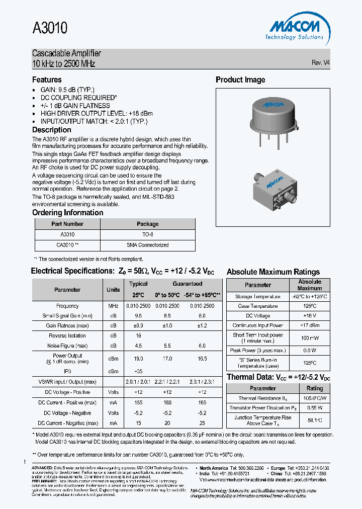 CA3010_4509626.PDF Datasheet