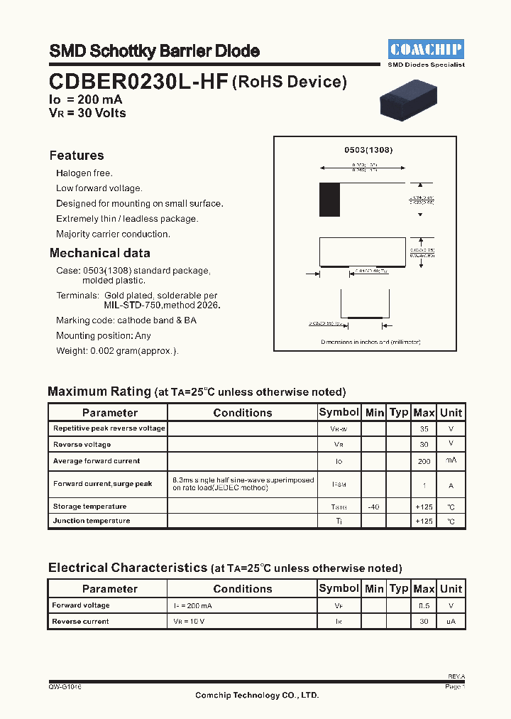 CDBER0230L-HF_4872654.PDF Datasheet