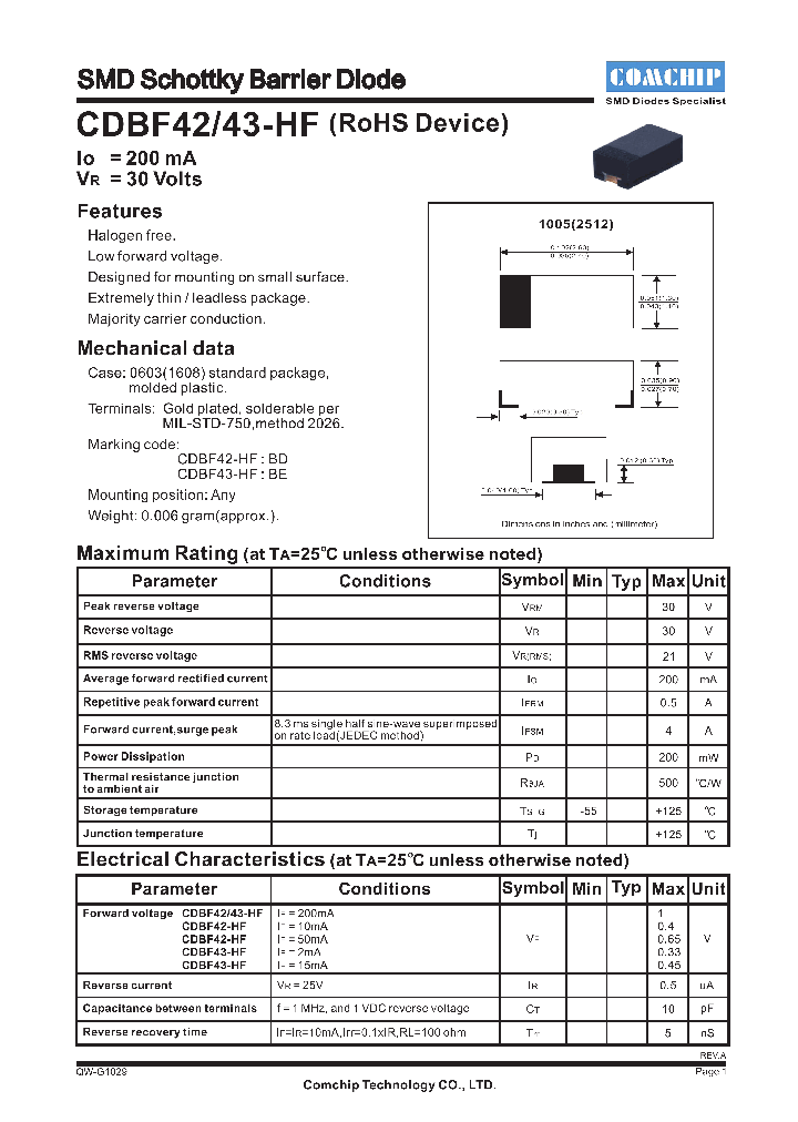 CDBF42-HF_4734362.PDF Datasheet