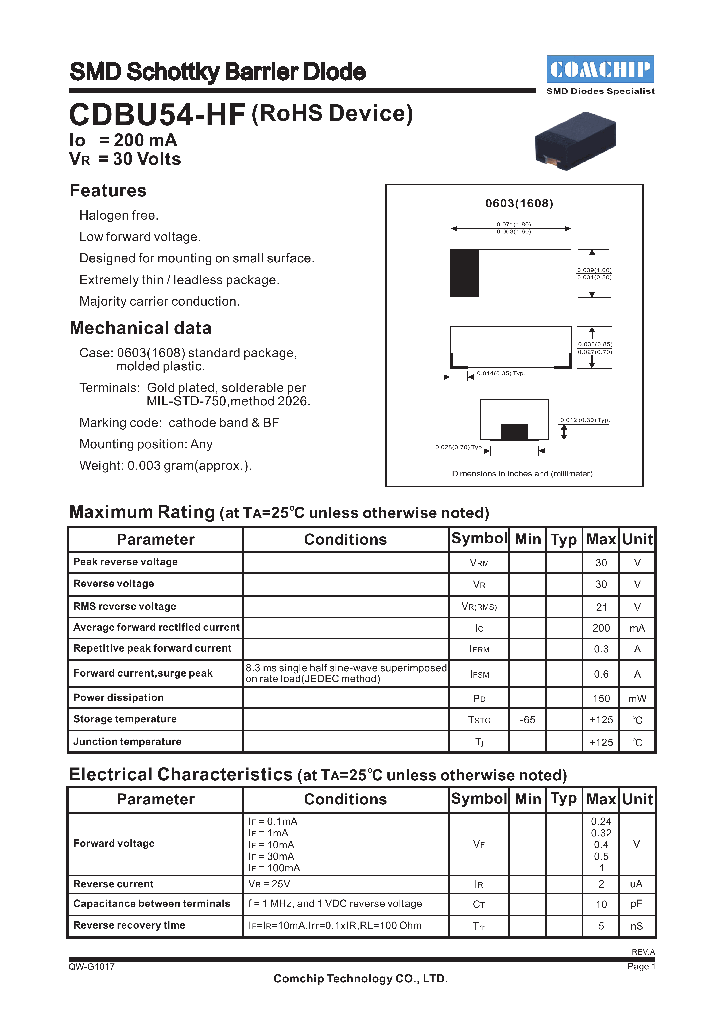 CDBU54-HF_4773386.PDF Datasheet