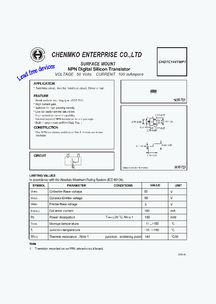CHDTC144TMPT_4543988.PDF Datasheet