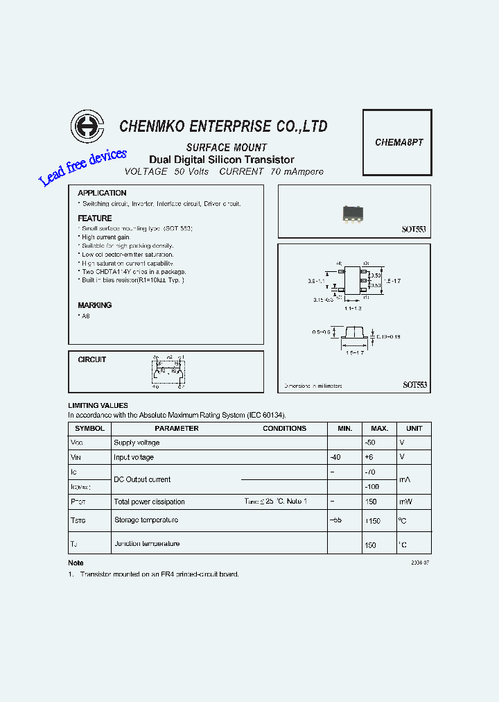 CHEMA8PT_4575998.PDF Datasheet