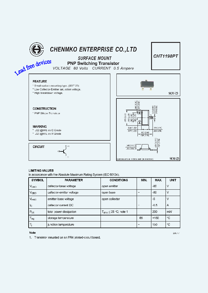 CHT1198PT_4681431.PDF Datasheet