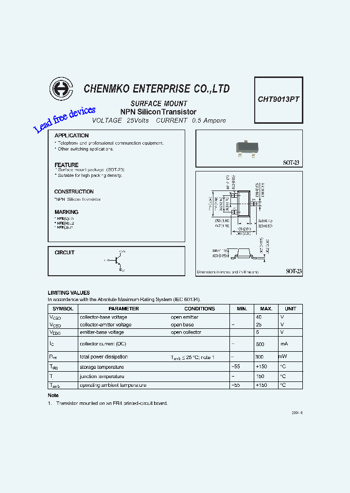 CHT9013PT_4456305.PDF Datasheet