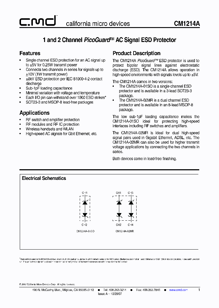 CM1214A-01SO_4712905.PDF Datasheet