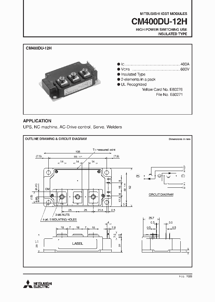 CM400DU-12H09_4883976.PDF Datasheet