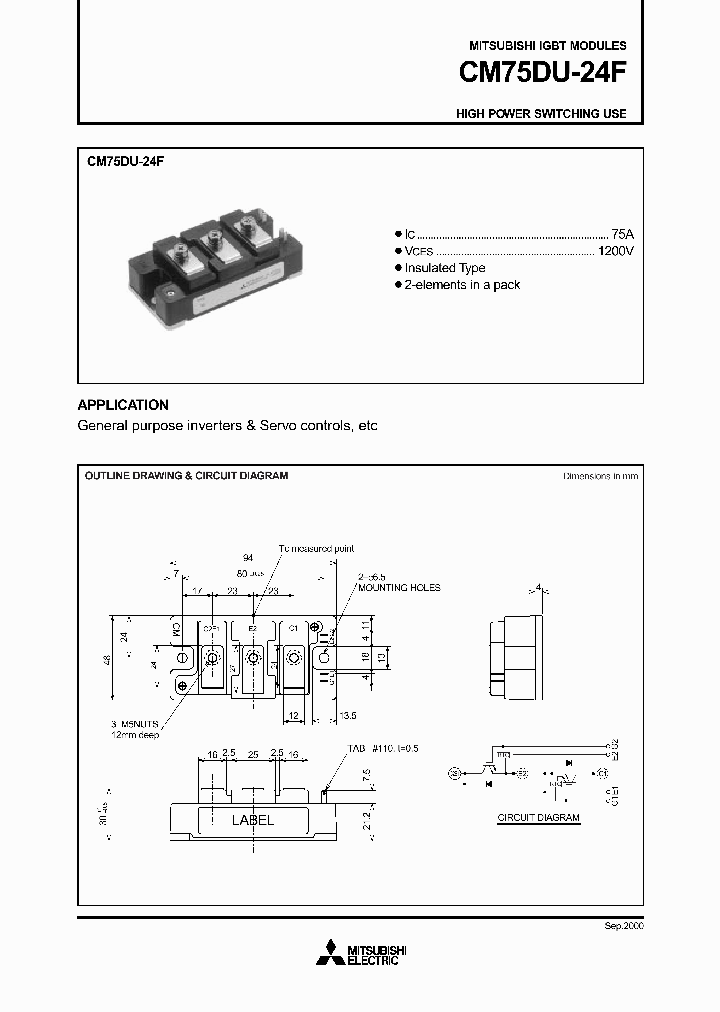 CM75DU-24F_4228171.PDF Datasheet