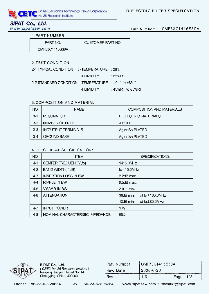 CMF33C1415S30A_4320817.PDF Datasheet