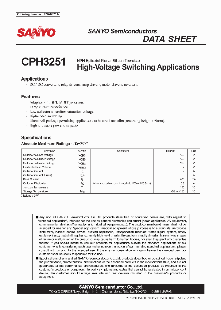CPH3251_4492489.PDF Datasheet