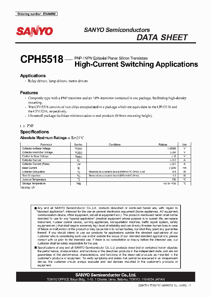 CPH5518_4201365.PDF Datasheet