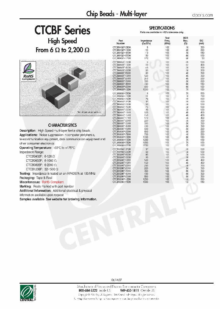 CTCB0805F-171H_4493442.PDF Datasheet
