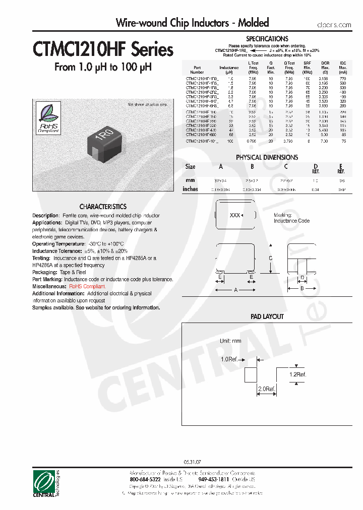 CTMC1210HF-3R3J_4493766.PDF Datasheet