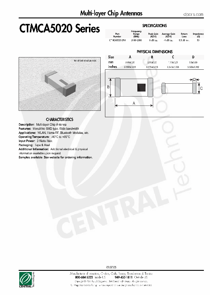 CTMCA5020_4602898.PDF Datasheet