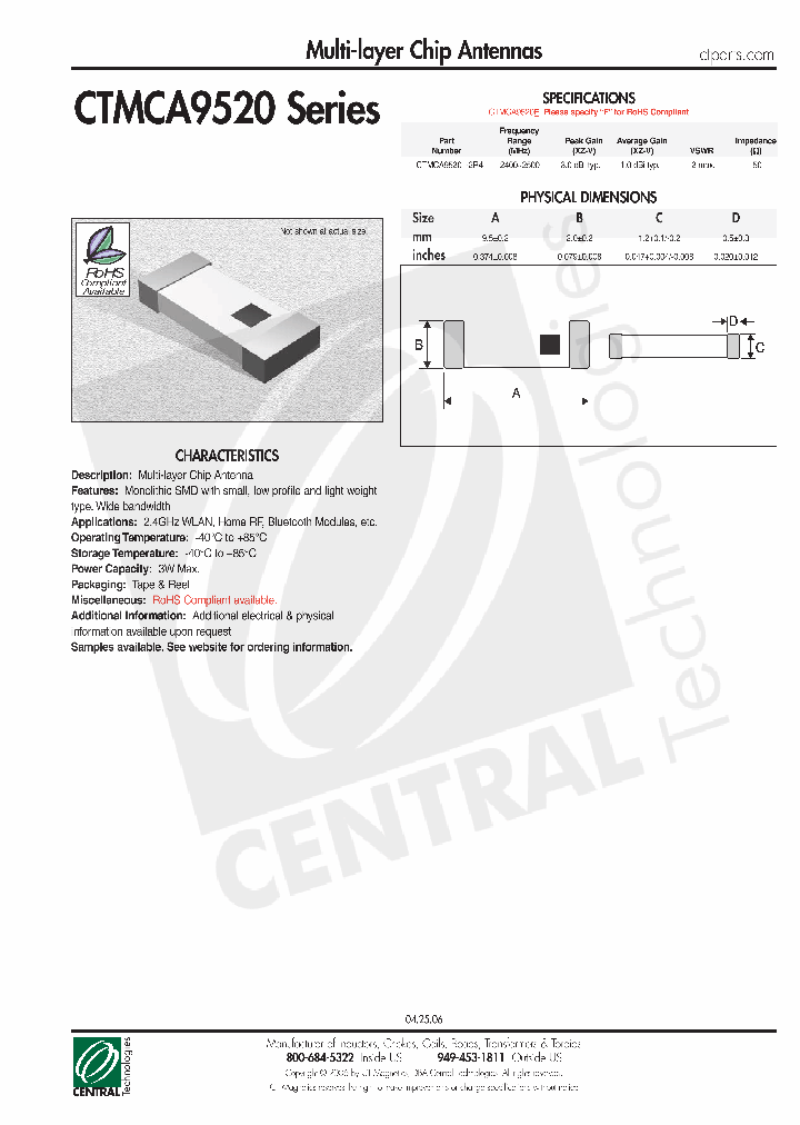 CTMCA9520-2R4_4493708.PDF Datasheet