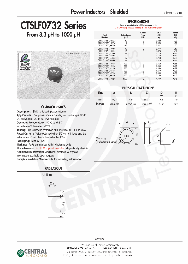 CTSLF0732_4448313.PDF Datasheet