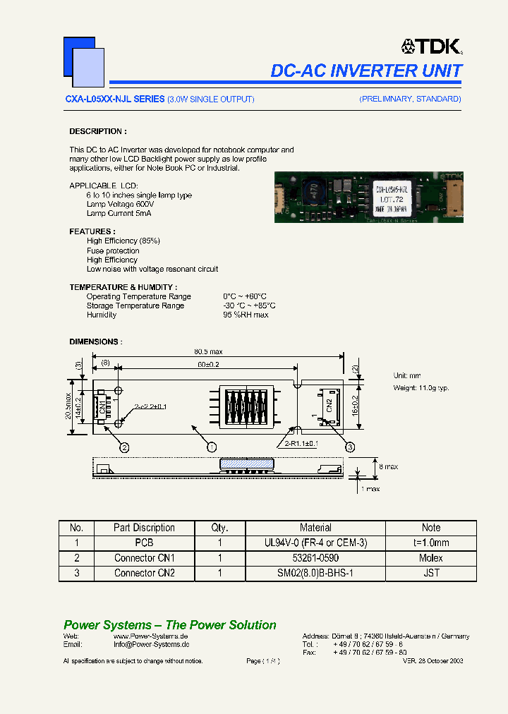 CXA-L0524-NJL_4710947.PDF Datasheet