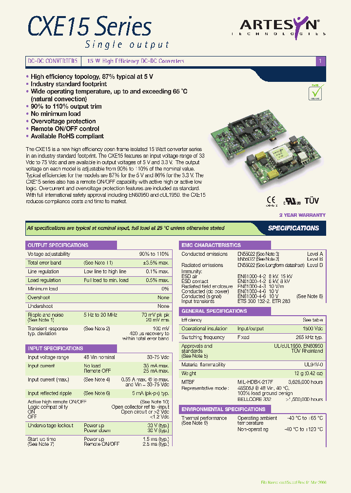 CXE15-48S05J_4404121.PDF Datasheet