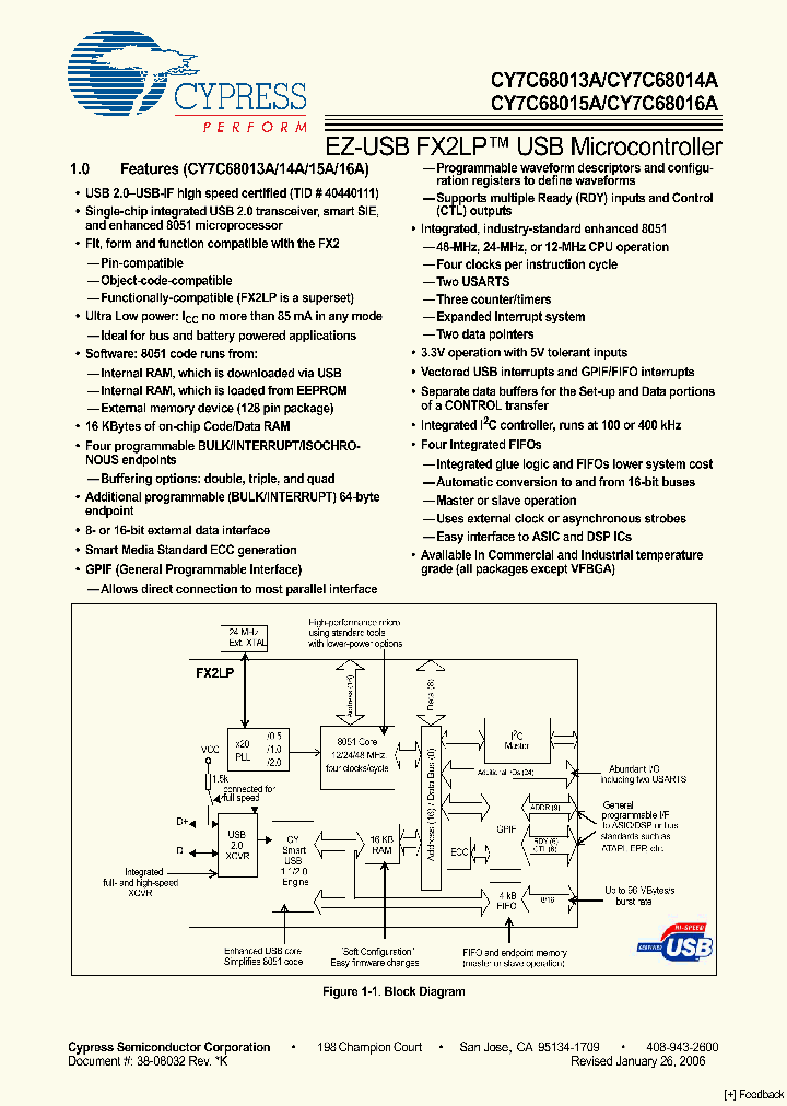 CY7C68014A-56BAXC_4823117.PDF Datasheet