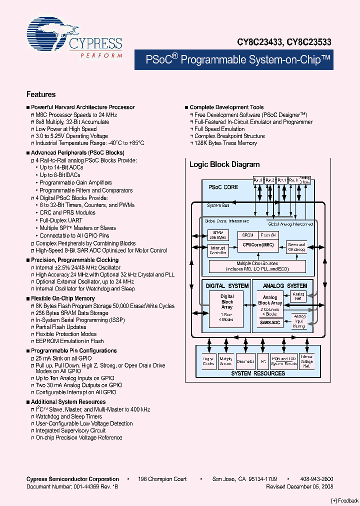 CY8C2343308_4911006.PDF Datasheet