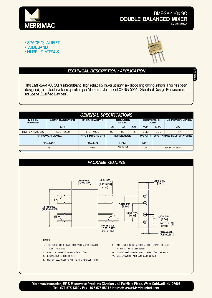 DMF-2A-1700SQ_4819632.PDF Datasheet