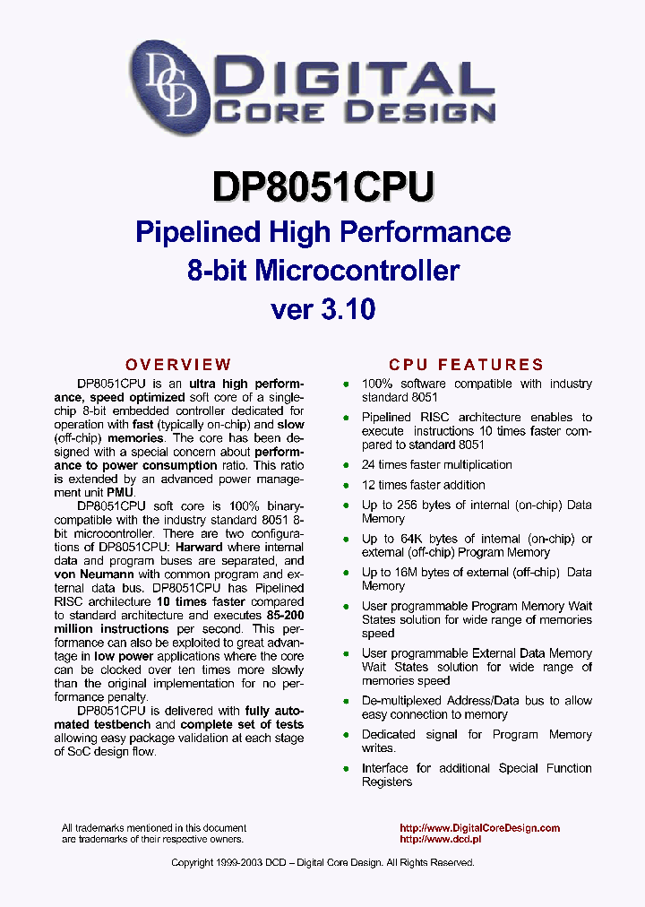 DP8051CPU03_4299467.PDF Datasheet